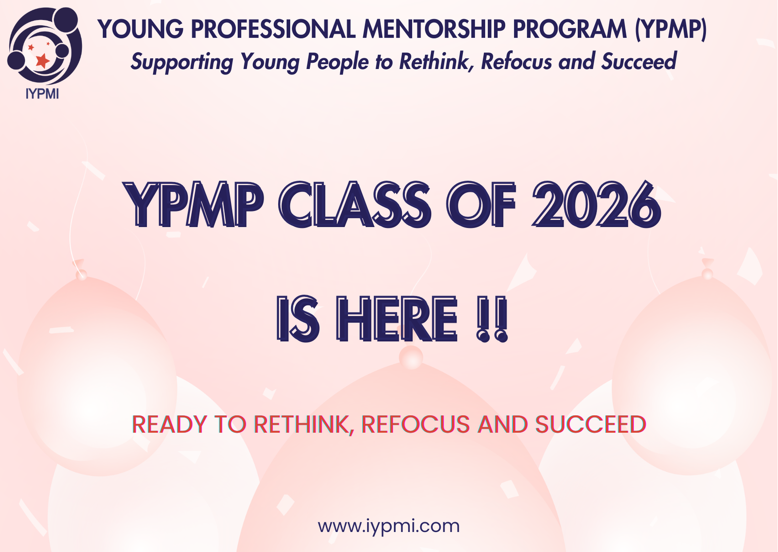 THEY SHOWED UP AND NOW THEY MUST RISE; YPMP 2026 IS HERE